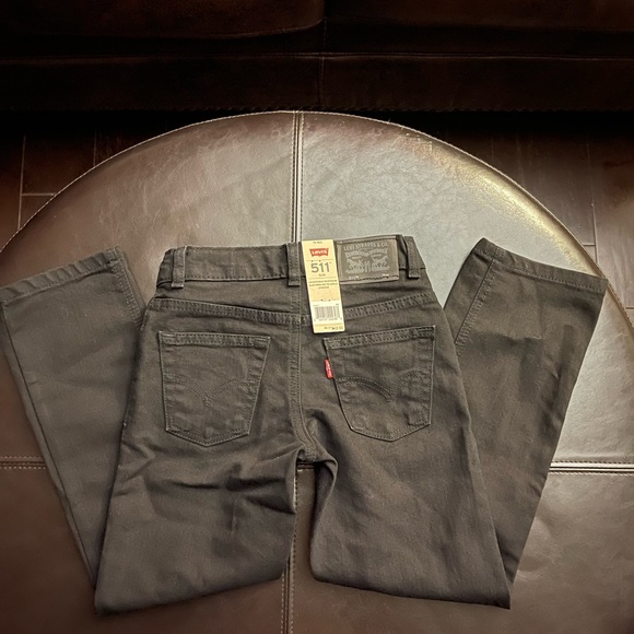 NWT BOYS LEVI’S BLACK 511 DENIM JEANS IS SEVERAL DIFFERENT SIZES. 4-7X. - Picture 3 of 8